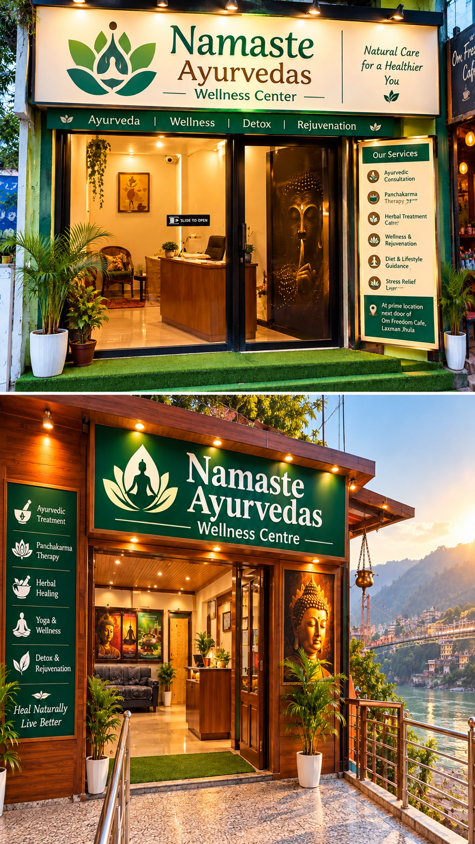 Traditional Ayurvedic massage therapy at Namaste Ayurvedas